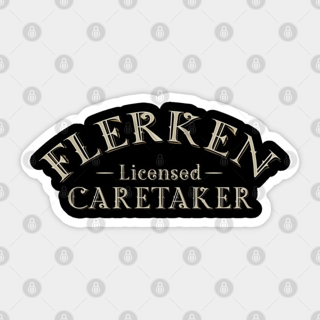 Flerken Licensed Caretaker Sticker by Trendsdk